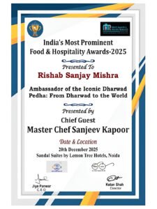 ambassador of pedha certificate😁
