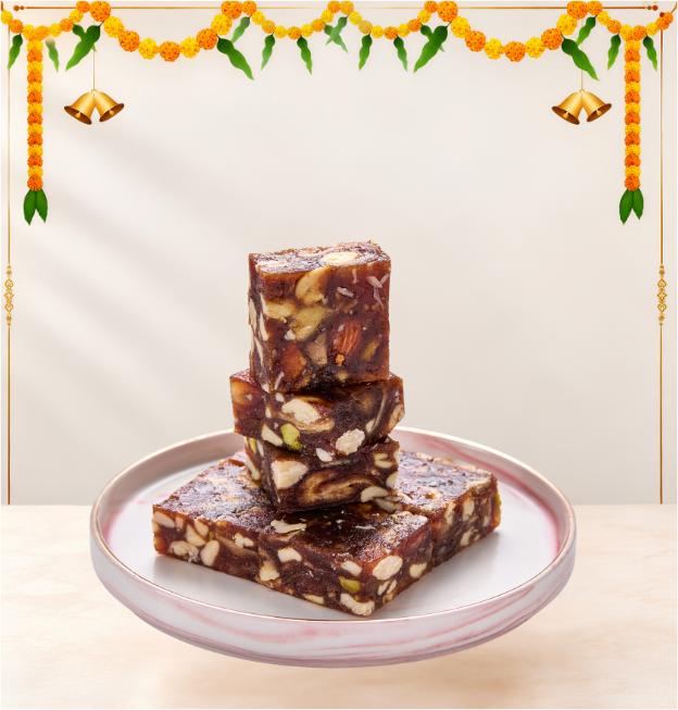 Home khajoor barfi